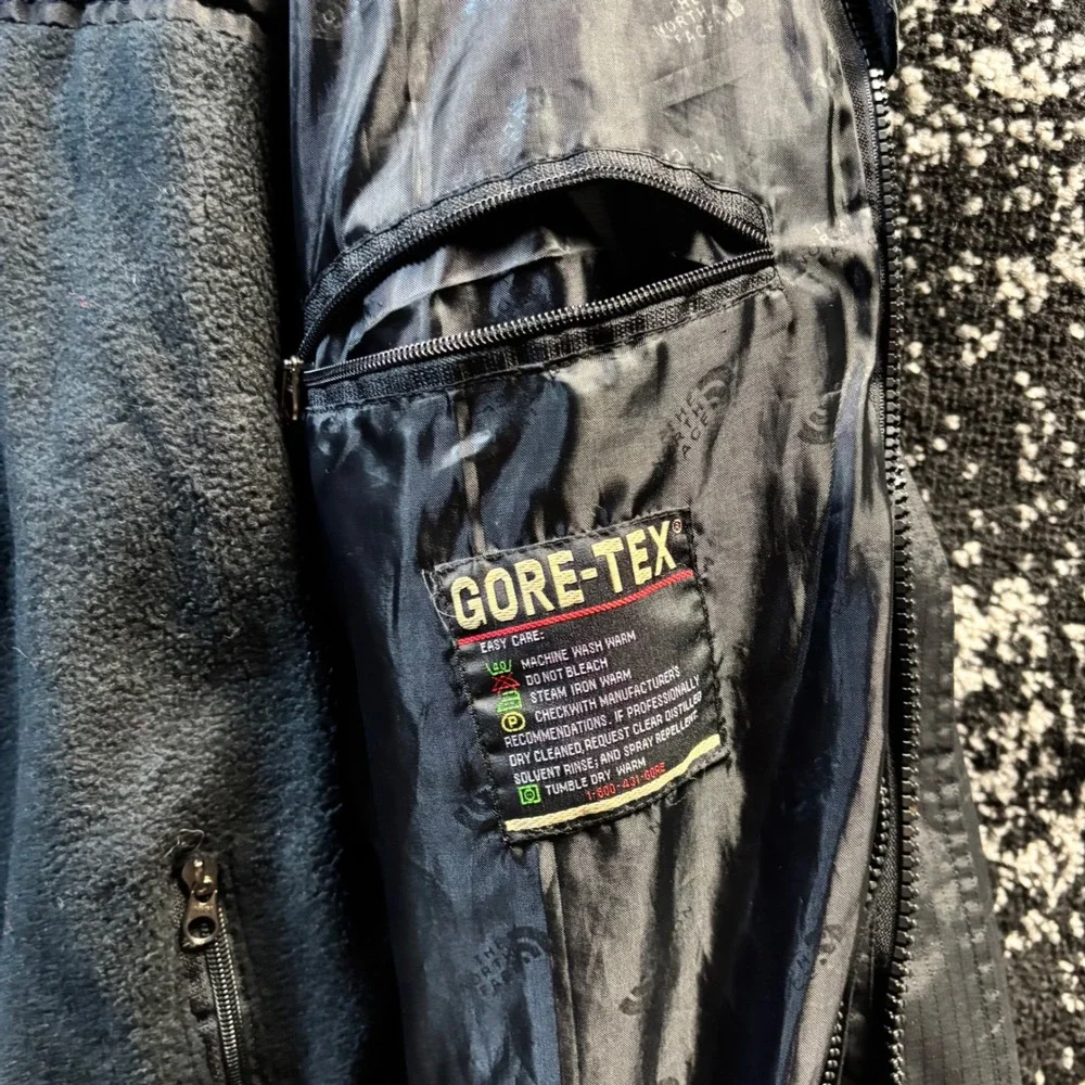 The North Face Summit Series Gore-Tex XCR Jacket Mens Medium Black 3-in-1 Parka - Picture 5 of 9